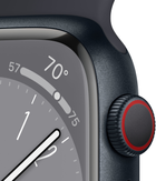 Smartwatch Apple Watch Series 8 GPS + Cellular 45mm Midnight Aluminium Case with Midnight Sport Band (APL_MNK43) - obraz 3