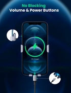 Samochodowy uchwyt do telefonu Ugreen LP274 Gravity Phone Holder for Round Air Vent Black (6957303834013) - obraz 7