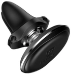 Uchwyt samochodowy Baseus Magnetic Air Vent Car Mount With Cable Clip Black (SUGX020001) - obraz 3