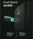 Wi-Fi Adapter Ugreen AC650 CM448 USB 2.0 (6957303822041) - obraz 7