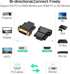 Перехідник Ugreen DVI 24+1 Male to HDMI Female Adapter Black (6957303821242) - зображення 4