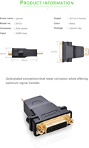 Adapter Ugreen HDMI Male to DVI (6957303821235) - obraz 6