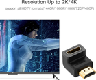 Adapter Ugreen HD112 HDMI Male to Female Adapter Black (6957303821105) - obraz 4