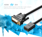 Adapter Ugreen DVI Male to HDMI Female Adapter Cable 22 cm Black (6957303821181) - obraz 4