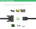 Adapter Ugreen DVI Male to HDMI Female Adapter Cable 22 cm Black (6957303821181) - obraz 5