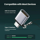 Kabel Ugreen US270 OTG Adapter Type-C 3.1 m - USB 3.0 F Alum. Gray (6957303852833) - obraz 4