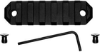 Планка GrovTec для KeyMod на 7 слотів. Weaver/Picatinny (13280107) - зображення 1