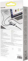 USB Hub Baseus CAHUB-CW0G Metal Gleam Series 6-in-1 Multifunctional Type-C Gray (CAHUB-CW0G) - obraz 7