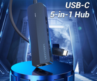 USB-хаб Vention 3-Port з microUSB живленням 0.15 м Black (6922794751972) - зображення 8