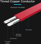 Kabel Vention SATA 3.0 7-pin F / F 0.5 m L-Konektor Black-Red (6922794733916) - obraz 5