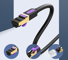 Patchcord Vention CAT 7 SFTP Ethernet rj-45 - rj-45 8 rdzeni 1.5 m Black (6922794741782) - obraz 2