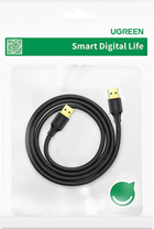 Kabel Ugreen US128 USB Type-A 3.0 - USB Type-A 3.0, 3 m Black 90576 (6957303895762) - obraz 4