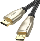 Kabel Ugreen DP112 DisplayPort m - m V1.4 8K Zinc Alloy Shell 2 m Black (6957303868438) - obraz 1
