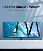 Kabel Ugreen HD101 HDMI Round Cable 2 m Yellow / Black (6957303811298) - obraz 6
