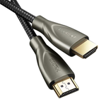 Kabel Ugreen HD131 HDMI to HDMI v2.0 UltraHD 4K-3D Braided Nylon 2 m Gray (6957303851089) - obraz 2