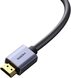 Kabel Baseus High Definition Series Graphene HDMI to HDMI 4K Adapter Cable 1.5 m Black (WKGQ020101) - obraz 6