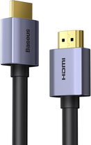 Kabel Baseus HDMI m - M, 1 m, V2.0 4K, high Definition Series Graphene Black (WKGQ020001) - obraz 3