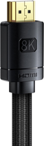 Kabel Baseus HDMI m - M, 1.5 m, V2.1 8K, High Definition Series Black (WKGQ040101) - obraz 4