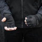 Тактичні Військові Рукавички Без Пальців Для Військових Чорні Tactical Gloves PRO Black XL Безпалі Армійські Штурмові - зображення 3