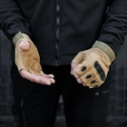 Тактические Военные Перчатки Без Пальцев Для Военных с накладками Койот Tactical Gloves PRO Coyot M Беспалые Армейские Штурмовые - изображение 13