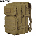 Тактический рюкзак 36 л Койот MIL-TEC Assault 36L Coyote с системой MOLLE Военный Рюкзак Армейский Штурмовой Водоотталкивающий - изображение 15