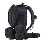 Військовий рюкзак Mil-tec 36 л з підсумками Чорний Тактичний рюкзак Defense Pack Assembly на 36 літрів з системою MOLLE Армійський Штурмовий Воєнний Рюкзак - зображення 9