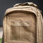 Тактический рюкзак 30 л Койот с системой MOLLE Военный рюкзак на 30 литров DOMINATOR Армейский Штурмовой Рюкзак Водоотталкивающий - изображение 12