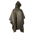 Пончо, Намет, Плащ Ripstop + Чохол Mil-Tec Wet Weather Basic Olive OD 10628001 - зображення 1