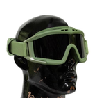 Защитные тактические очки-маска Daisy со сменными стеклами Olive - изображение 7