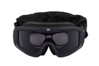 Тактические очки 2E Hawk WS Black Anti-fog + сумка + 3 линзы (2E-TGGWS-BK) - изображение 1