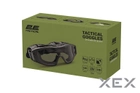 Тактичні окуляри 2E Hawk WS Black Anti-fog + сумка + 3 лінзи (2E-TGGWS-BK) - зображення 11