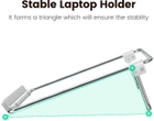 Підставка для ноутбука Ugreen LP230 Foldable Desktop Laptop Stand Silver (6957303883486) - зображення 3