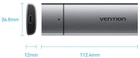 Kieszeń zewnętrzna do SSD dyska Vention USB 3.1 Gen 1-C Silver (6922794761278) - obraz 2