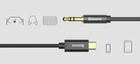 Кабель Baseus Yiven Type-C male To 3.5 male Audio Cable M01 Black (CAM01-01) - зображення 9