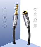 Kabel Ugreen AV118 3.5 mm Male to 3.5 mm Female 2 m Gray (6957303815944) - obraz 2