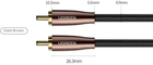 Коаксіальний плетений професійний кабель Ugreen AV155 RCA-RCA 2 м (6957303811908) - зображення 3