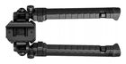 Сошки FAB Defense SPIKE на Picatinny (висота 18 – 29 см, шарнірна база) чорний - зображення 5