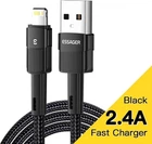 Кабель зарядный Essager USB - Lightning Star 6A 2 м Black (EXCL-XCA01)