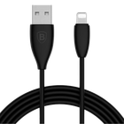 Кабель зарядний USB - Lightning Baseus Small Pretty Waist Cable 1.2 м Black (CALMY-01)