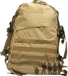 Тактический рюкзак ESDY 3D 30 л Койот (11939765) - изображение 3