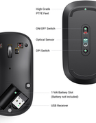 Миша Ugreen MU001 Portable Wireless Black (6957303893720) - зображення 9