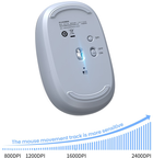 Миша UGREEN MU105 Portable Wireless Blue (6957303896714) - зображення 3