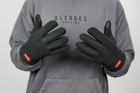 Мужские флисовые перчатки тактические M-Tac черные M (77421) - изображение 5