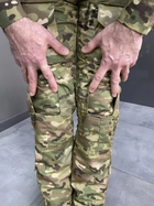 Брюки тактические Yakeda Combat, Мультикам, размер M, с пазами под наколенники, тактические штаны - изображение 5