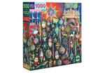 Пазл EeBoo Holiday Ornaments 1000 елементів (0689196514982) - зображення 1