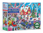 Puzzle EeBoo Woodland winter 20 elementów (0689196514968) - obraz 1