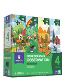 Puzzle MierEdu Level 4 Four Seasons Observation 207 elementów (9352801006448) - obraz 1