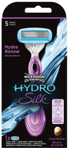 Станок Wilkinson Sword Hydro Silk зі змінними лезами для жінок 1 шт (4027800039432)