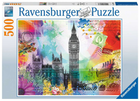 Puzzle Ravensburger London Postcard 500 elementów (4005556169863) - obraz 1