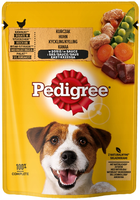 Mokra karma Pedigree dla psów dorosłych Kurczak z warzywami w sosie 100 g (5900951017322) - obraz 1